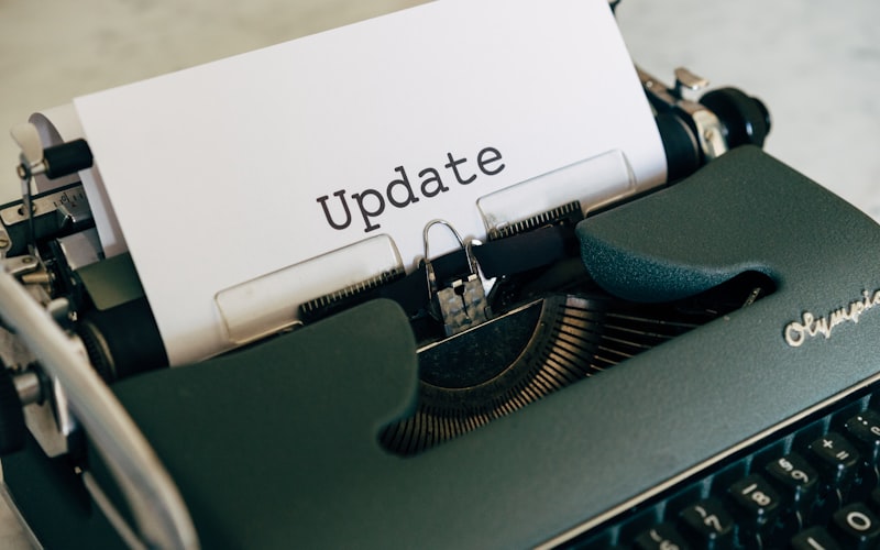 Writing with a pen - blog section